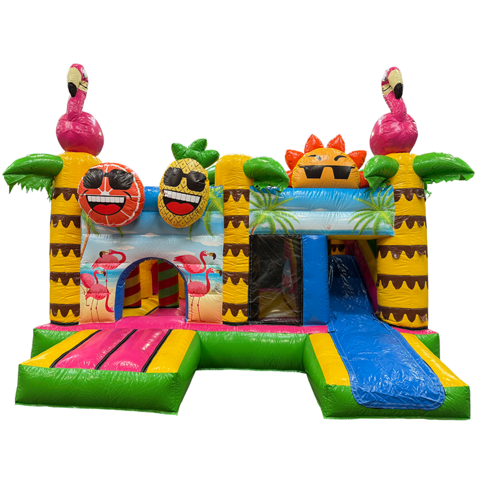 Multiplay Maxi Flamingo Hüpfburg ohne Dach