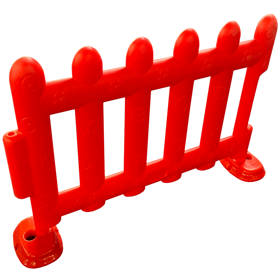 Plastic Fences Red