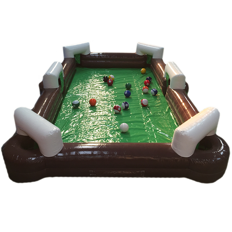 Hüpfburg Fussball Billard Spiel
