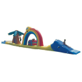 Hüpfburg Wasserhindernisparcours Regenbogeninsel