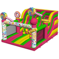 Hüpfburg Slide N Play Süßigkeiten