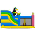 Hüpfburg Slide N Play Verrückter Pinguin