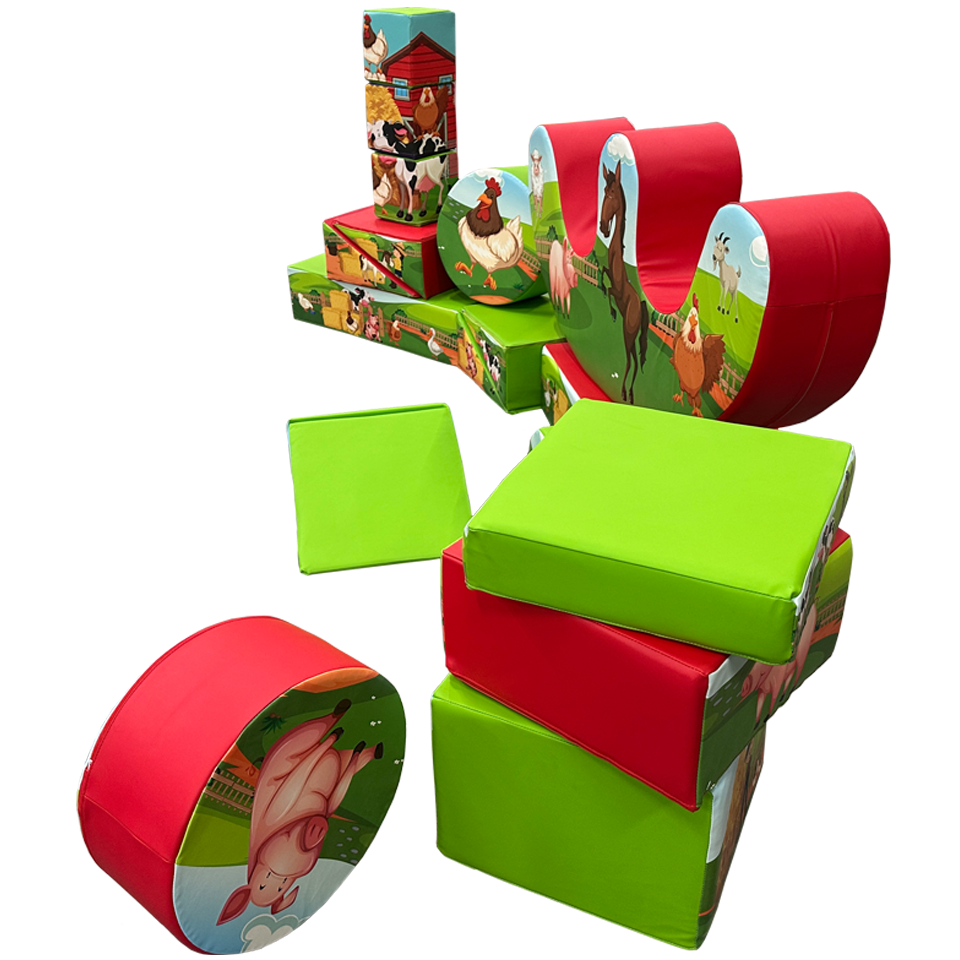 Aire de jeux souple Ferme