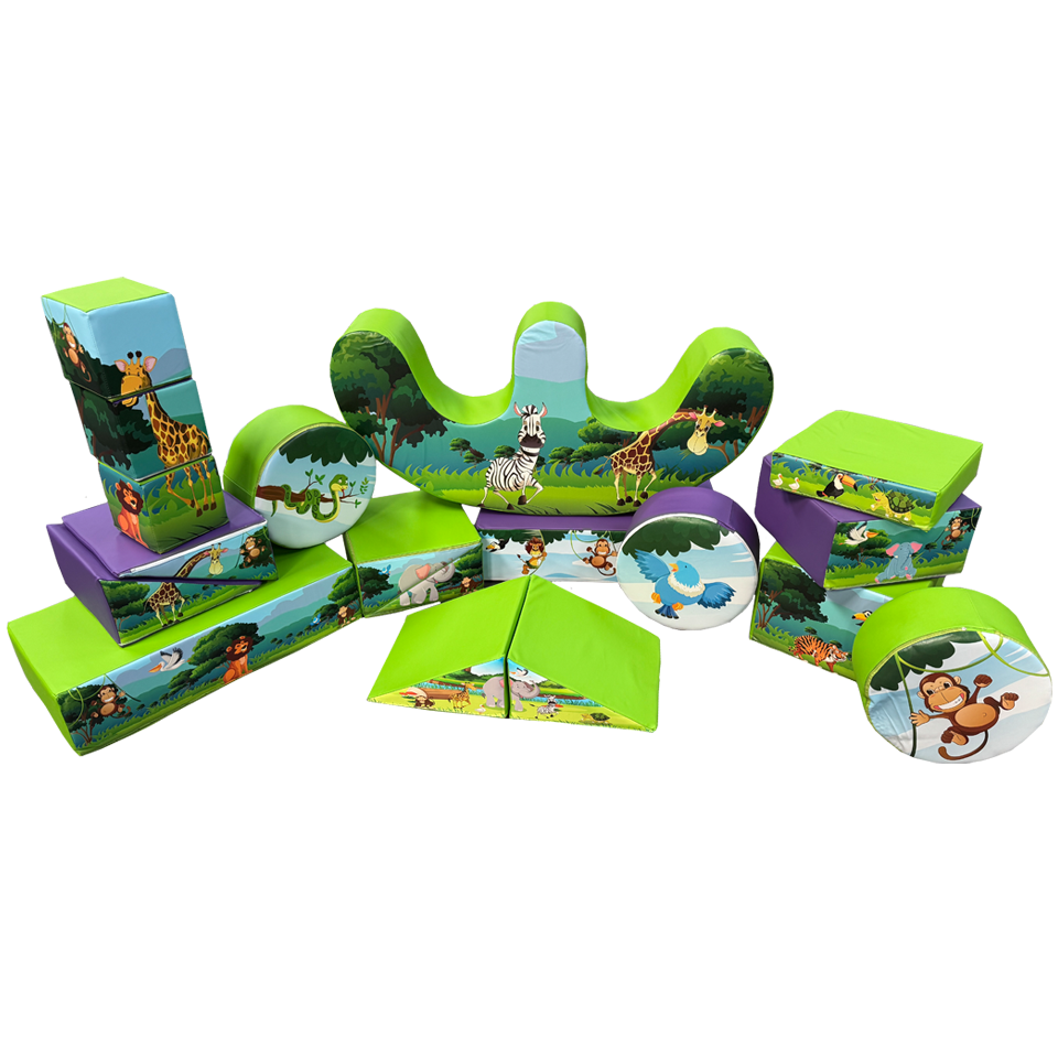 Softplay Dschungelset