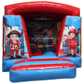Hüpfburg Square Mini Feuerwehr