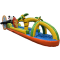 Hüpfburg Bauchrutsche Surfen Panda