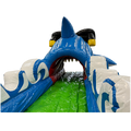 Hüpfburg Bauchrutsche Surfen Hai