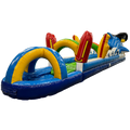 Hüpfburg Bauchrutsche Surfen Hai