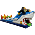 Hüpfburg Bauchrutsche Surfen Hai