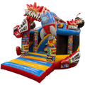 Hüpfburg Twist N Slide Comic
