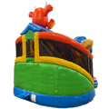 Hüpfburg Twist N Slide Cookie Monster Orange