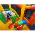Hüpfburg Twist N Slide Cookie Monster Orange