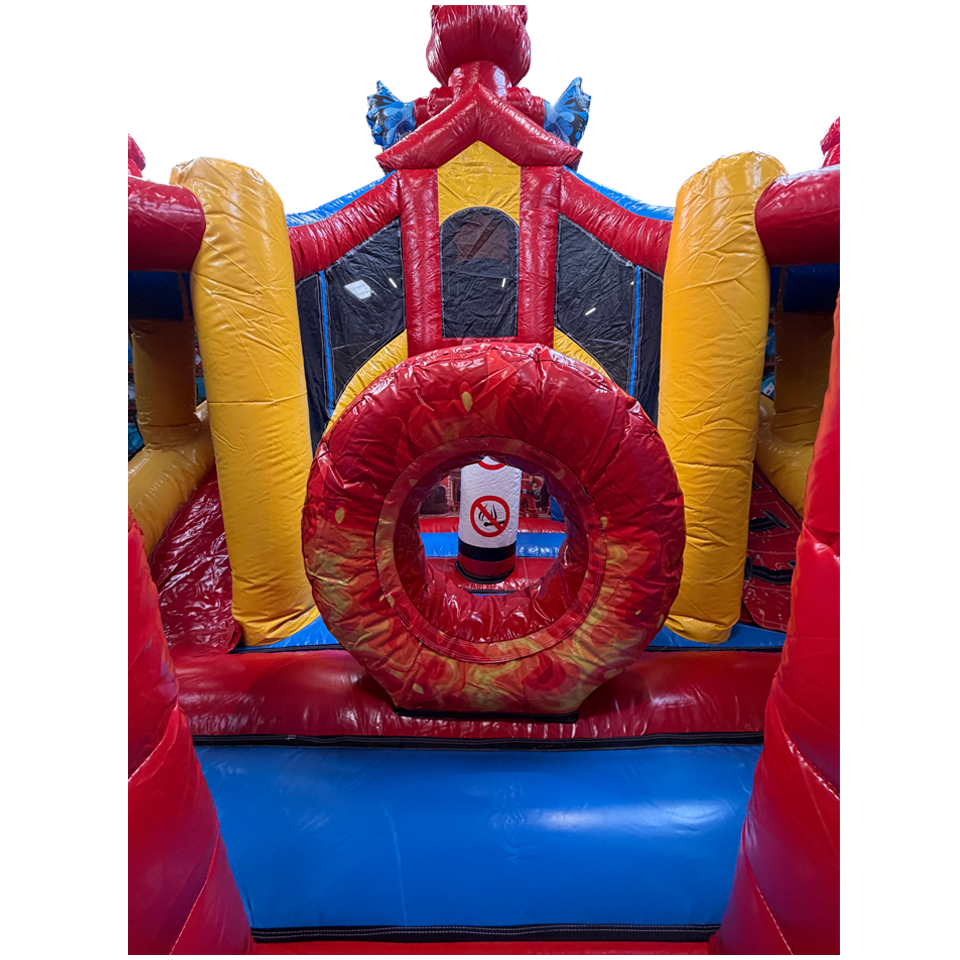 Château gonflable Pompier Twist N Slide