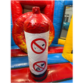 Hüpfburg Twist N Slide Feuerwehr