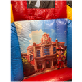 Hüpfburg Twist N Slide Feuerwehr