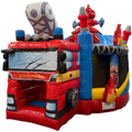 Hüpfburg Twist N Slide Feuerwehr