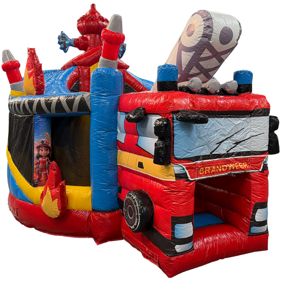 Château gonflable Pompier Twist N Slide