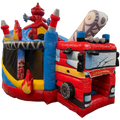 Hüpfburg Twist N Slide Feuerwehr