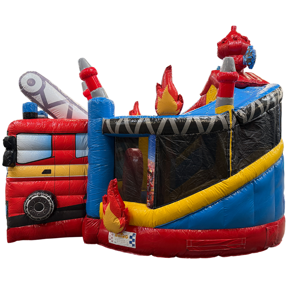 Château gonflable Pompier Twist N Slide