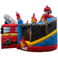 Hüpfburg Twist N Slide Feuerwehr