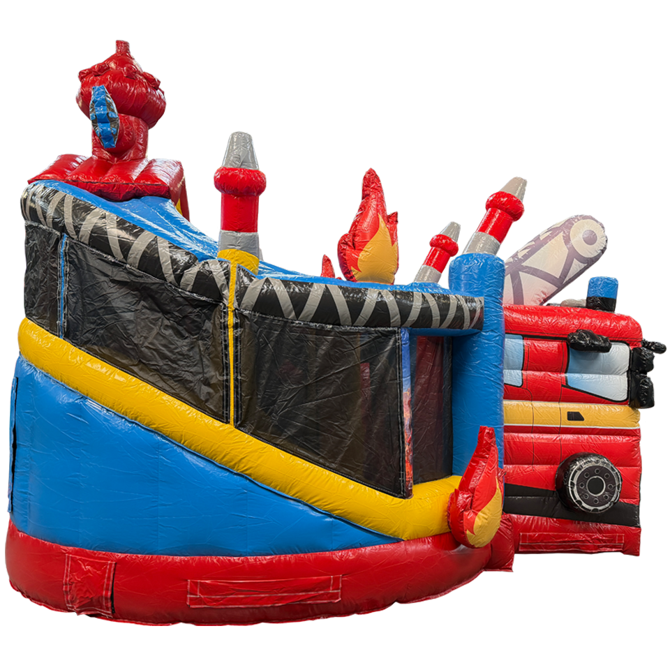 Château gonflable Pompier Twist N Slide