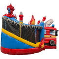 Hüpfburg Twist N Slide Feuerwehr