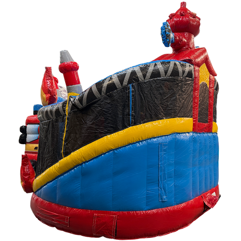 Château gonflable Pompier Twist N Slide