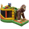 Hüpfburg Twist N Slide Gorilla