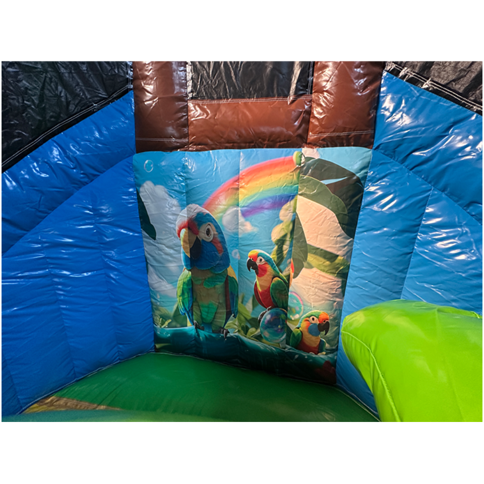 Château gonflable perroquet Twist N Slide