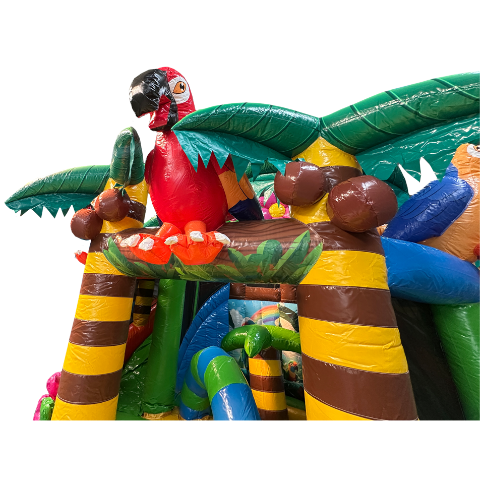 Château gonflable perroquet Twist N Slide