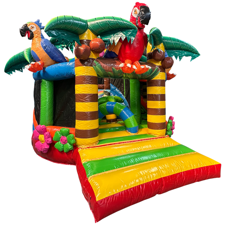 Château gonflable perroquet Twist N Slide
