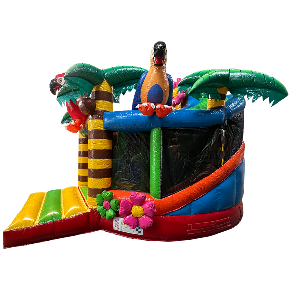Château gonflable perroquet Twist N Slide