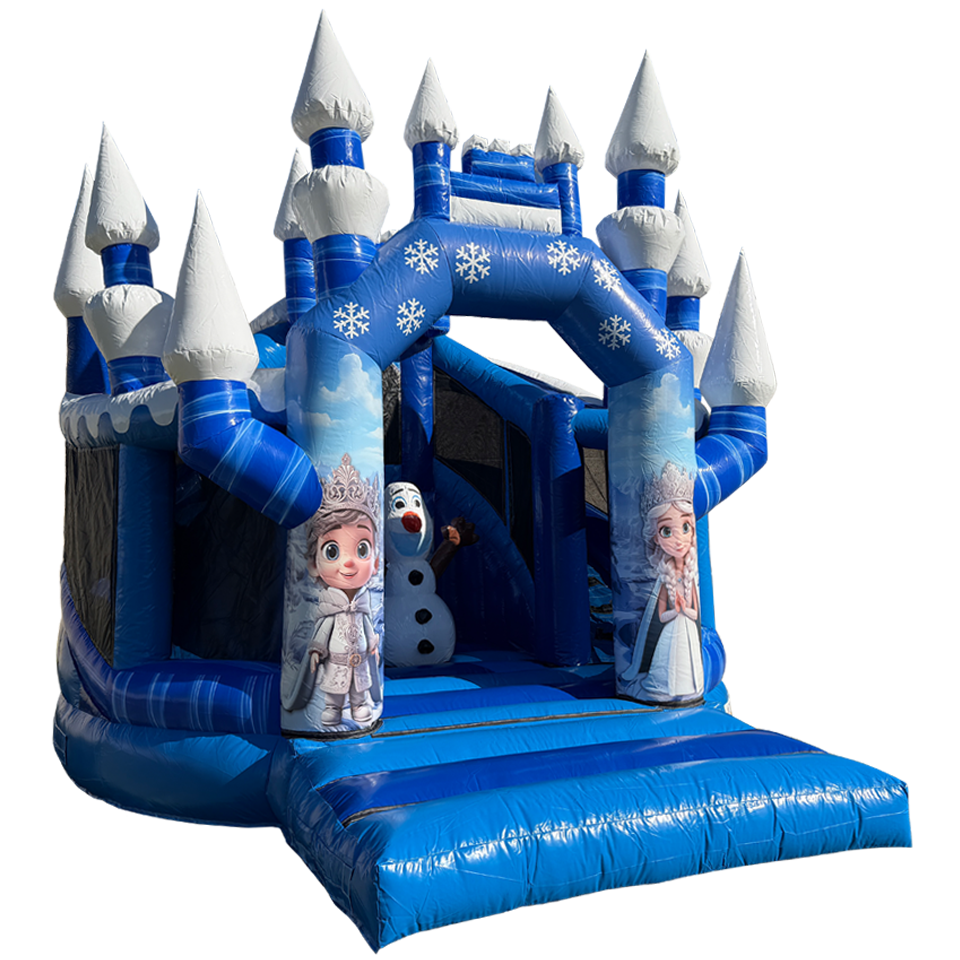 Twist N Slide Schnee Prinzessin Hüpfburg