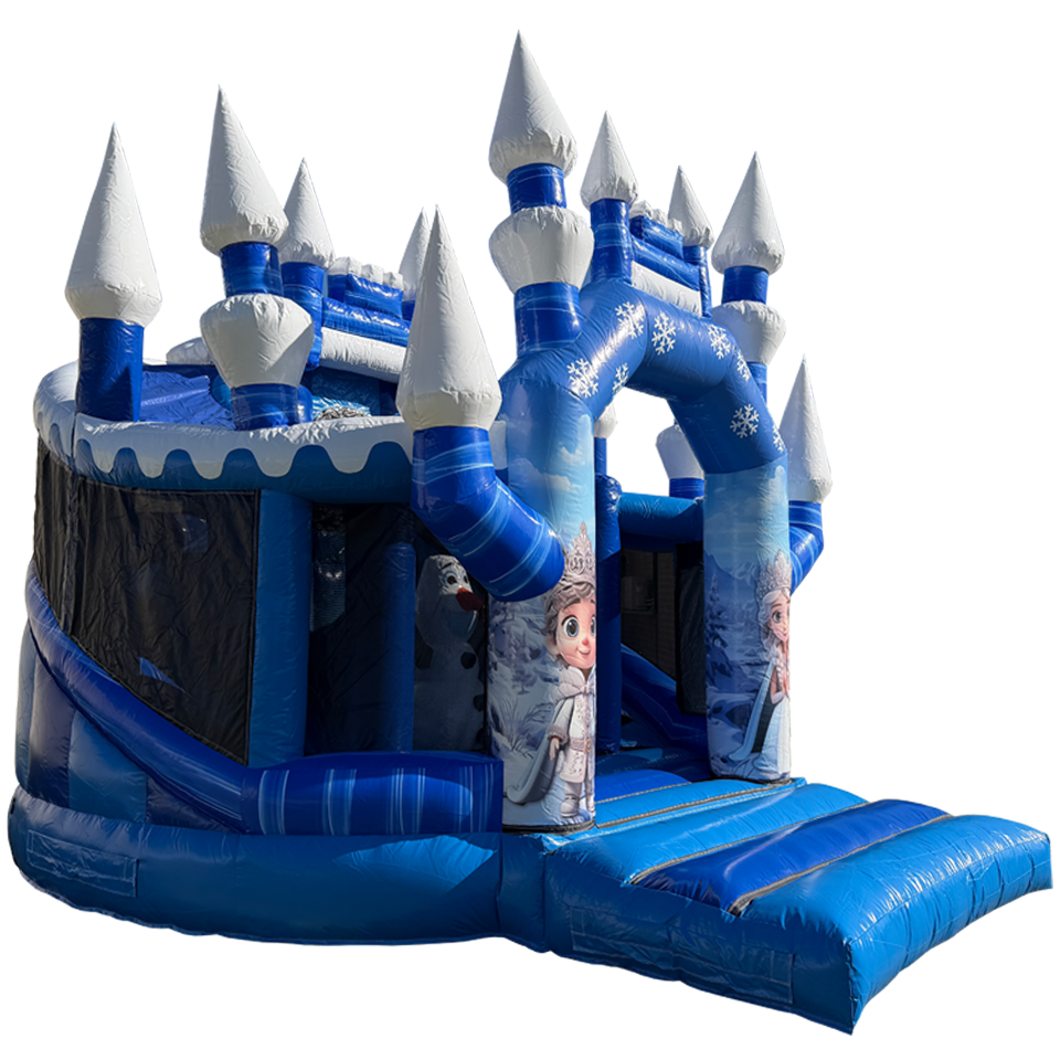 Twist N Slide Schnee Prinzessin Hüpfburg