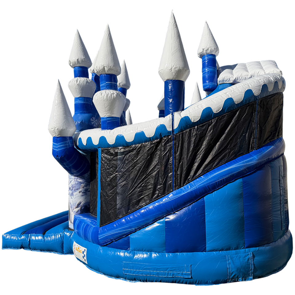 Twist N Slide Schnee Prinzessin Hüpfburg
