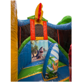 Hüpfburg Twist N Slide Surfing Hai