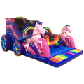 Hüpfburg Rutsche Einhorn
