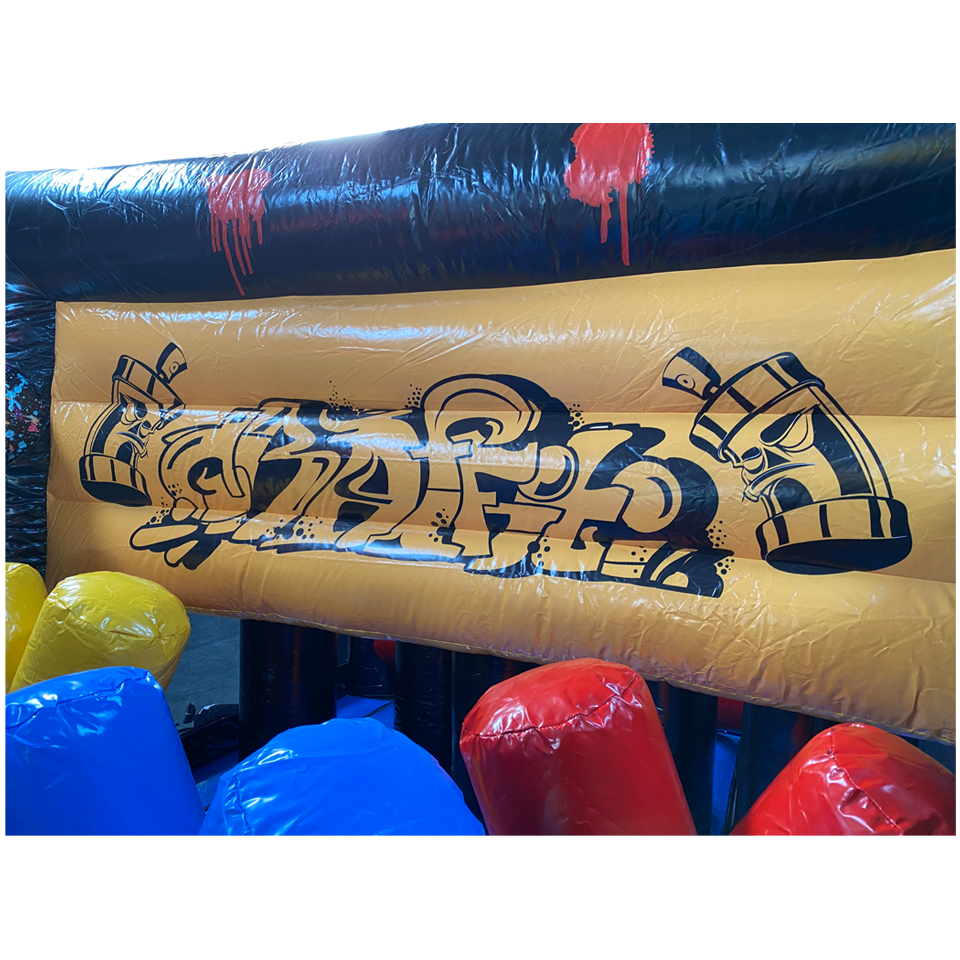2 Teile Graffiti Run Schwarz