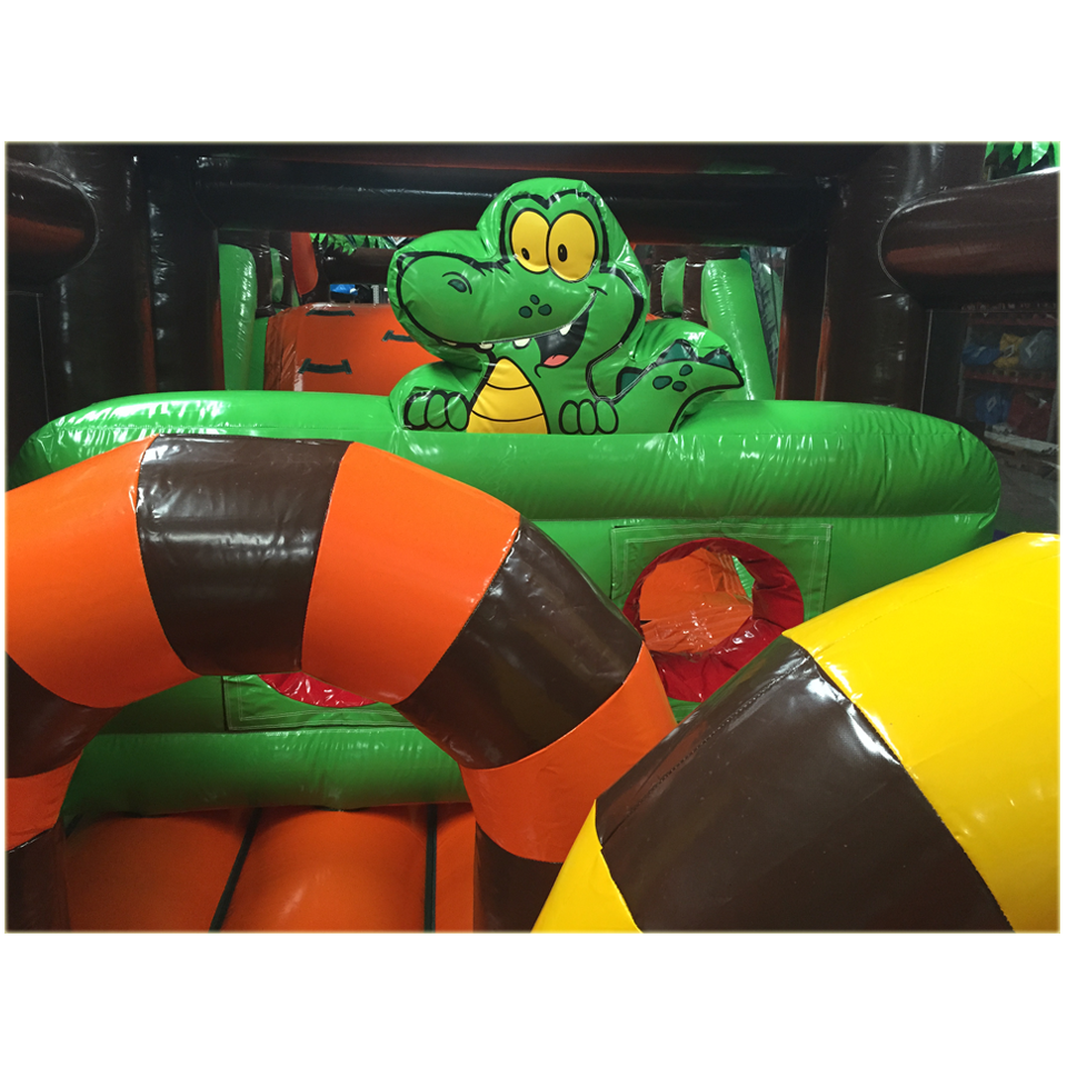 2 Parties Course D'obstacles Alligator