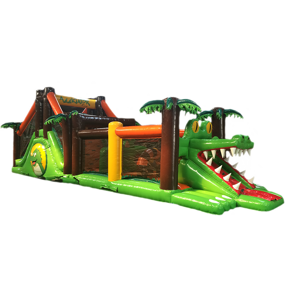 2 Parties Course D'obstacles Alligator
