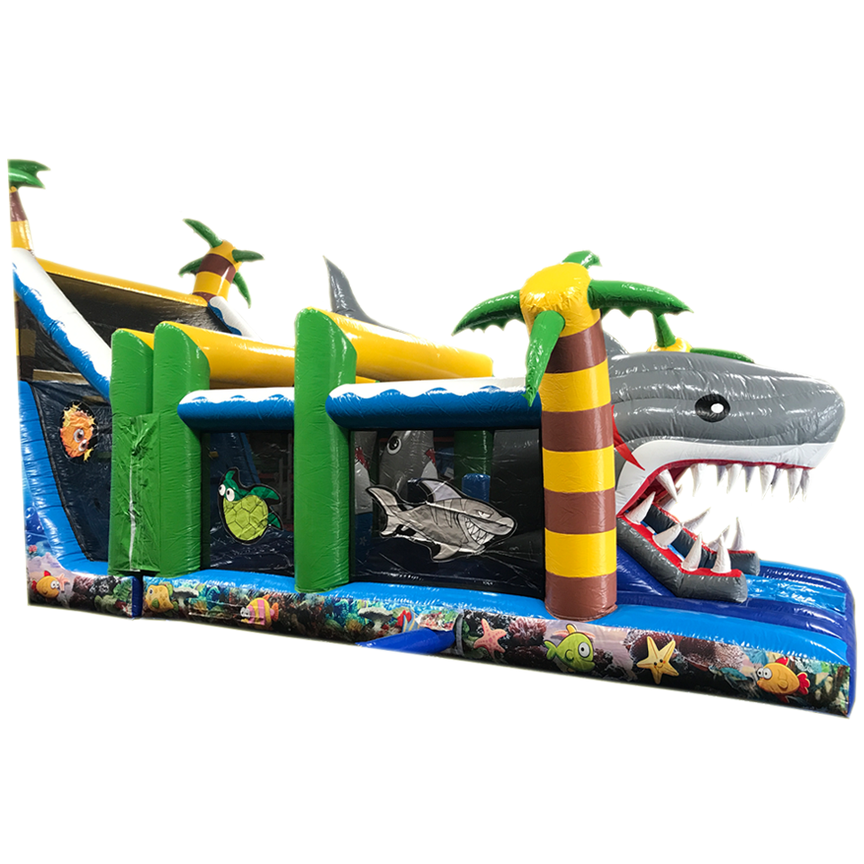 2 Parties Course D'obstacles Requins