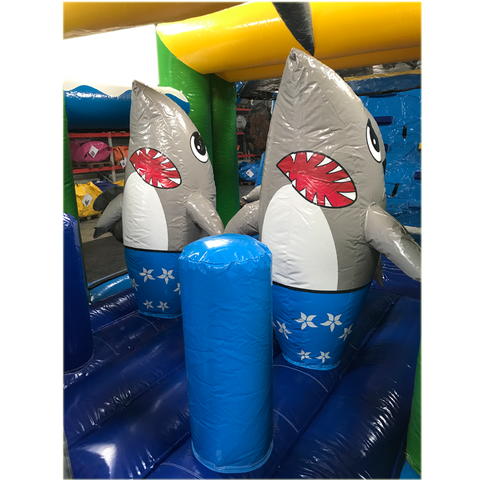 2 Parties Course D'obstacles Requins