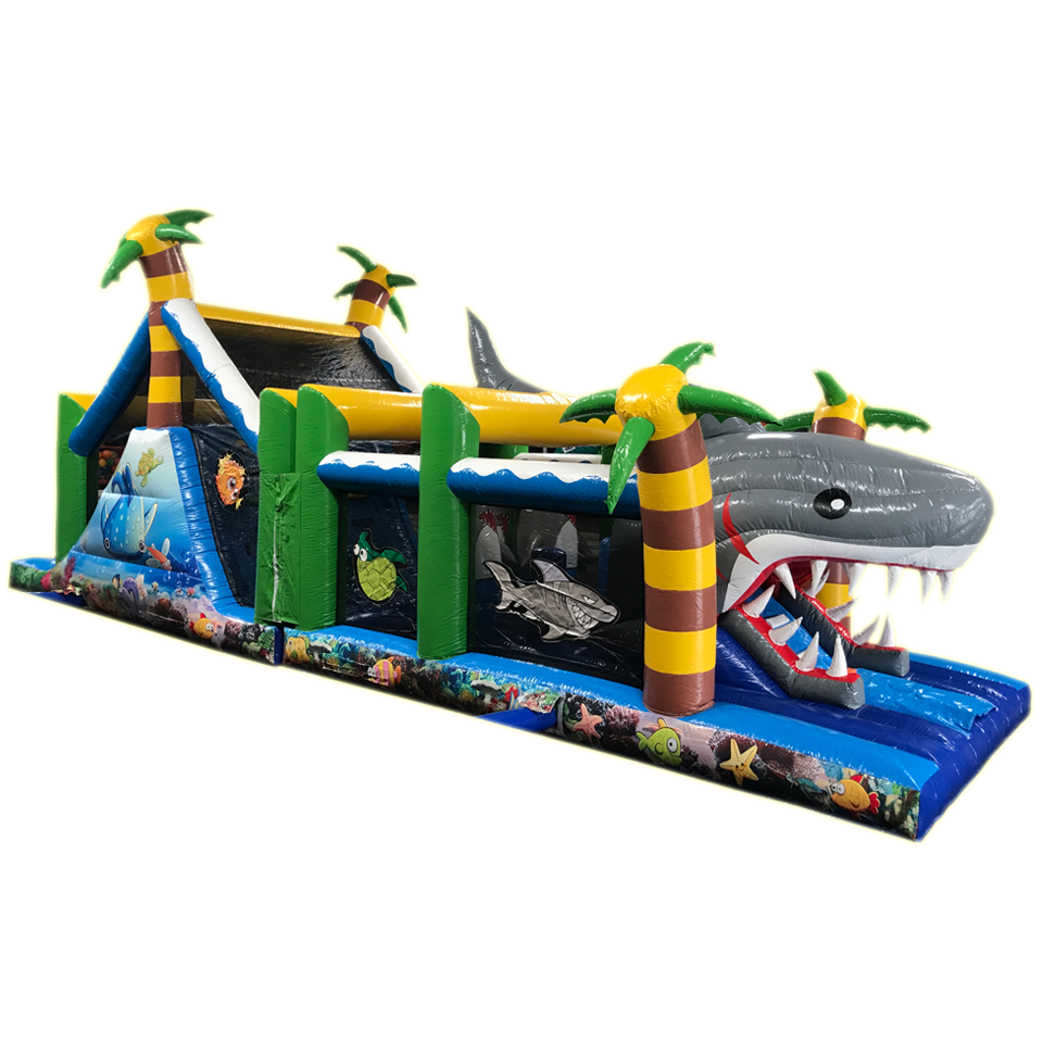 2 Parties Course D'obstacles Requins