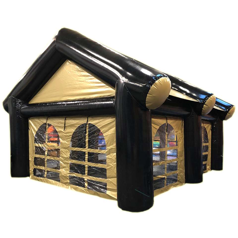 Black and Gold Tent