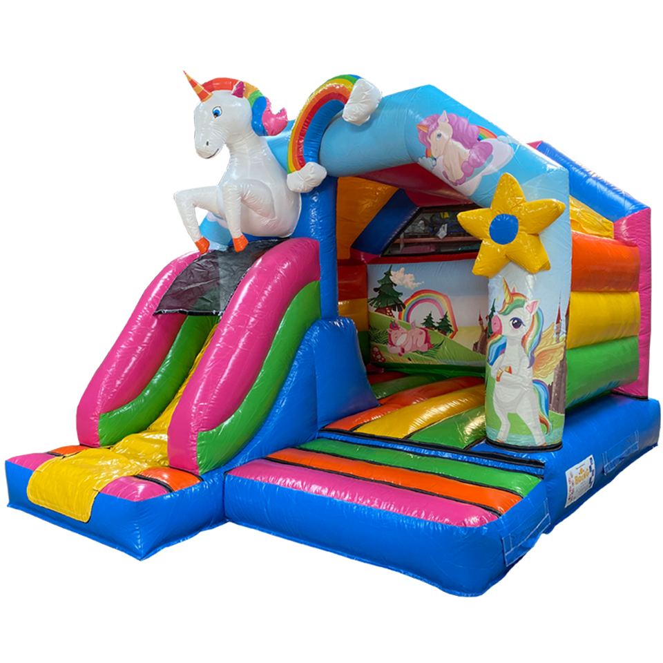 Combo Mini 3D Unicorn Springkasteel