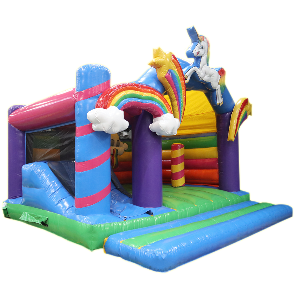 Combo Maxi Licorne Château Gonflable 