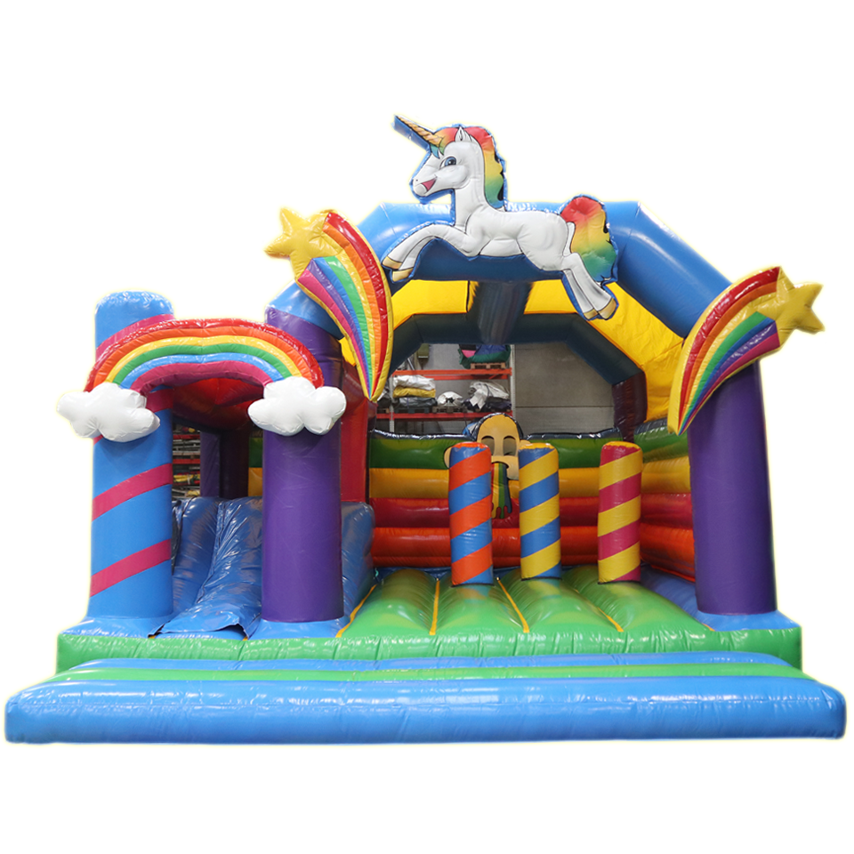 Combo Maxi Licorne Château Gonflable 
