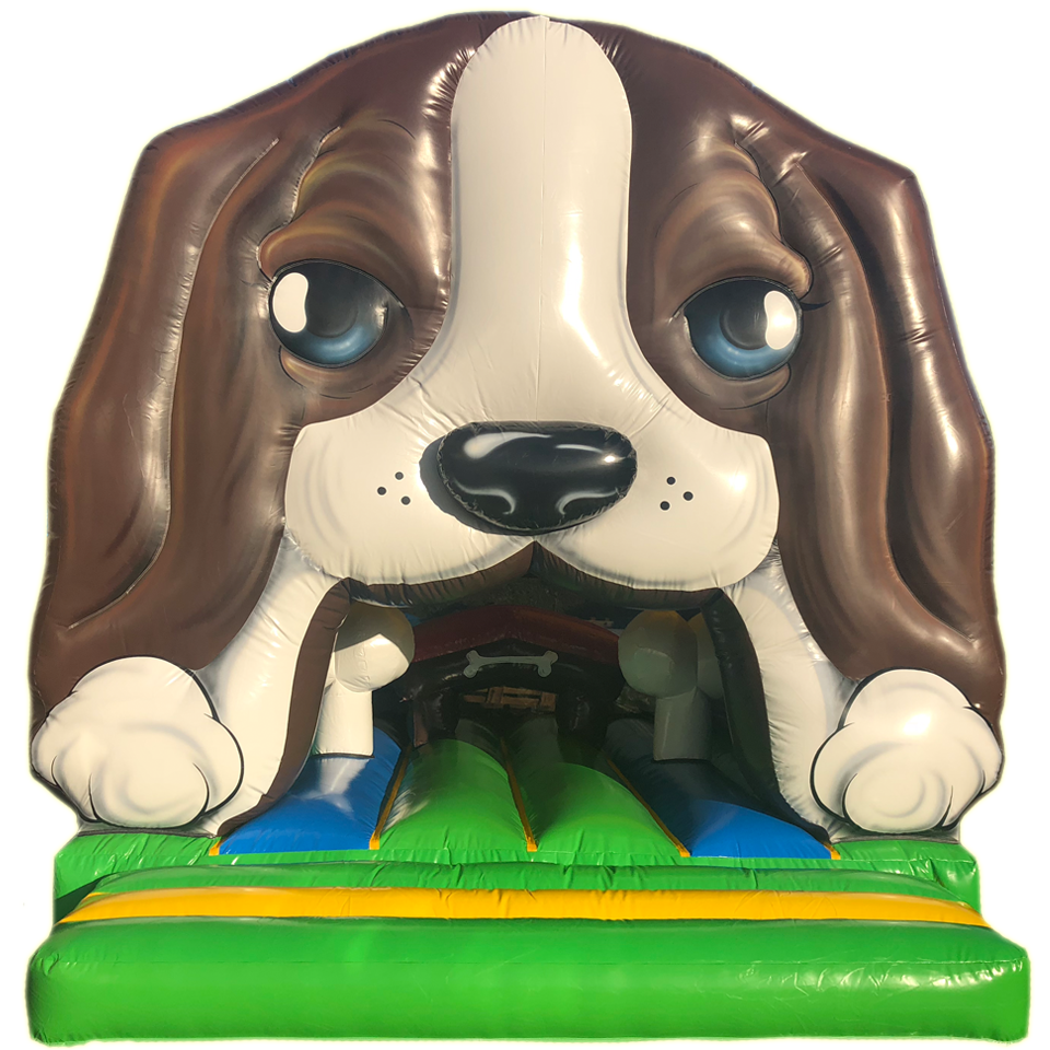 Front Play Midi Hond Springkasteel
