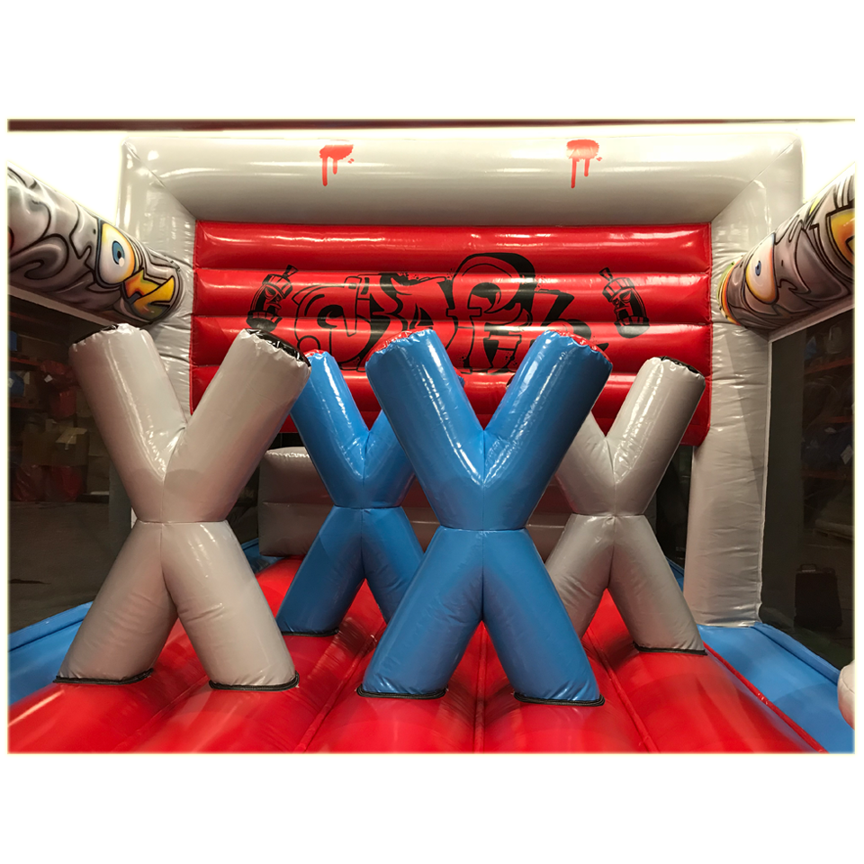 2 Section Graffiti Run Red