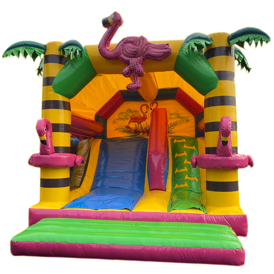 Inslide Midi Flamingo Château gonflable 